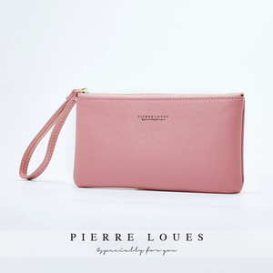Pierre Loues Women's Wristlet 6 Inch Solid Color Coin <b>Purse</b> Ultralight Storage Clutch - Product Image 4