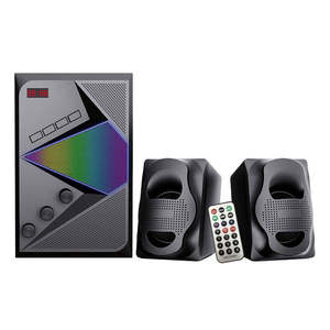 Haut-parleur multimédia actif 2.1 avec USB, FM, télécommande, basses puissantes, caisson de basses - Product Image 3