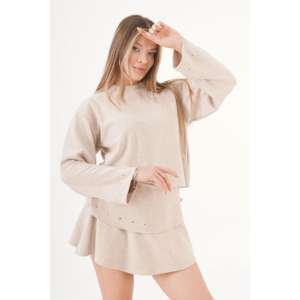 Falda de Gasa Tejida a Crochet al por Mayor con Adornos de Diamantes, Talla Grande, para Uso Diario/Fiestas, con Decoración de Cremallera para Bodas y Fiestas - Product Image 6