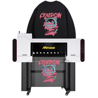Imprimante DTF 60 cm 4 têtes pour I3200/DX7/XP600 avec machine à secouer la poudre pour l'impression d'étiquettes, de t-shirts et de sacs en tissu