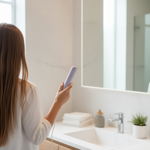 Mini fer à lisser de voyage Myrva, plaque en céramique, 1000W, lisseur électrique pour usage domestique - Product Image 2