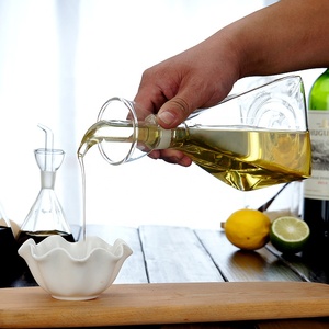 Bouteille d'<span class=keywords><strong>huile</strong></span> d'olive en verre de forme carrée, bouteille de Sauce de <span class=keywords><strong>vinaigre</strong></span> pour l'<span class=keywords><strong>huile</strong></span>, bouteille de condiment en verre de cruet, vente en gros de ml - Product Image 5