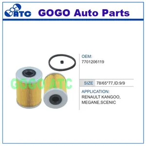 Kraftstofffilter für Renault Kangoo Scenic Master Megane Velsatis Traffic OEM 7701206928 7701206119