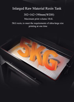 Imprimante 3D industrielle LCD K2 Pro (16K/14") pour pièces industrielles, modèles dentaires, animations 3D, prototypes de semelles de chaussures