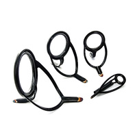 Anneaux de guidage de ligne multi-tailles en acier inoxydable LN à double patte pour guides de canne à pêche à la ligne