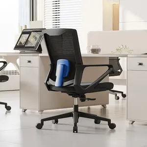 现代BIFMA优质办公椅舒适实惠的旋转和可调高度网格设计，采用金属材料