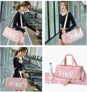 Bolsa de lona deportiva para gimnasio de viaje, bolsa de deporte con letras de gran capacidad para zapatos, bolsa de cosméticos con logotipo personalizado GreenField <span class=keywords><strong>Rose</strong></span> of <span class=keywords><strong>no</strong></span> <span class=keywords><strong>man</strong></span> <span class=keywords><strong>s</strong></span> <span class=keywords><strong>land</strong></span> - Product Image 6