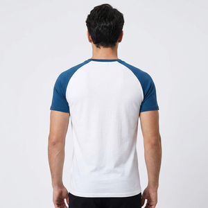 T-shirt pour homme à col rond, coupe classique, épaules tombantes, 100% coton tricoté, broderie personnalisée, impression numérique, séchage rapide, respirant - Product Image 2