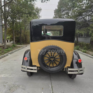 รถยนต์ไฟฟ้าโบราณแบบจำลองพร้อมล้ออะไหล่ สำหรับการพักผ่อนในสวน สร้างประสบการณ์สำหรับครอบครัว - Product Image 6