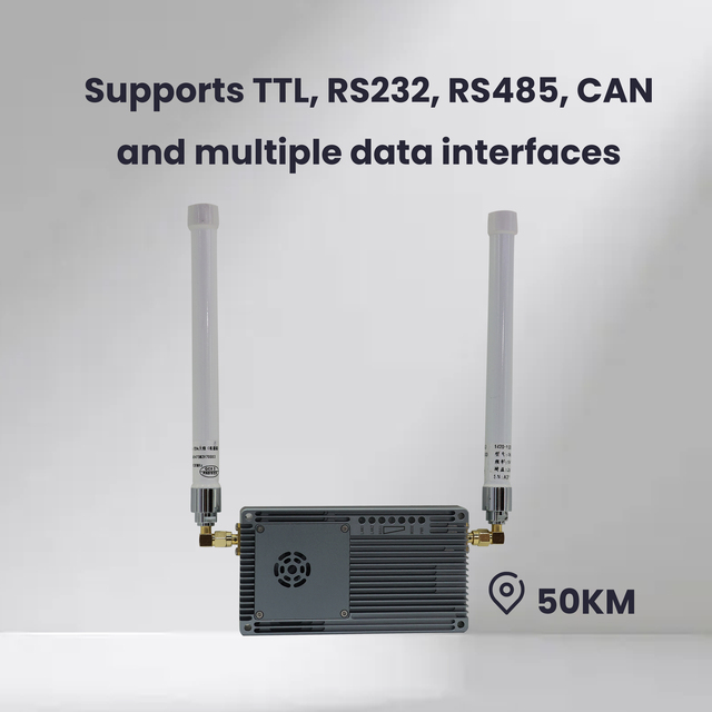 Long Range Signal Stability 30Mbps Modulation Self-Organizing Network Wireless Video Transmitter and Receiver