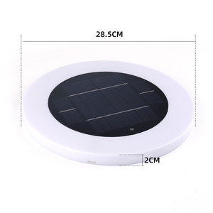Tùy chỉnh 9cm đường kính 13 màu sắc không dây năng lượng mặt trời hồ bơi đèn không thấm nước dưới nước <span class=keywords><strong>RGB</strong></span> LED ánh sáng ngoài trời - Product Image 5