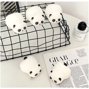 Juguete Blandito de TPR con Diseño de Cachorro de Panda de Dibujos Animados, Simulación de Animal, para Apretar, Alivio del Estrés, Bola Antiestrés, Juguete de Descompresión - Product Image 3