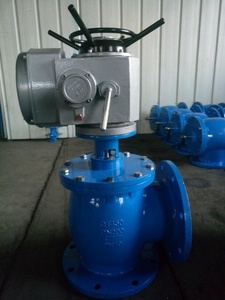 Válvula de descarga de lodos de apertura rápida con diafragma, válvula de descarga de aguas residuales de fondo de piscina con pistón eléctrico-manual - Product Image 3
