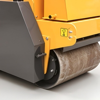 Rouleau compresseur vibrant à double tambour DR600A 450 kg, largeur 600 mm, 20 kN*2, moteur essence Honda GX270