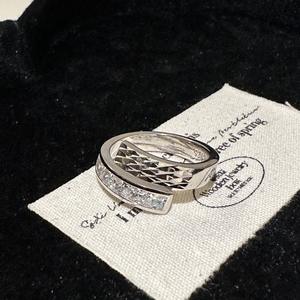 Bague en argent pur S925, motif fleur de voiture, design vintage de luxe léger, simple et tendance, ouverture croisée, incrustation personnalisée - Product Image 1