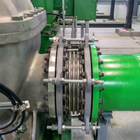 Joint d'expansion à soufflet en acier inoxydable pour l'expansion thermique des conduites industrielles