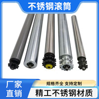 Nouveaux rouleaux de guidage en acier inoxydable galvanisé avec roues dentées en caoutchouc/acier pour lignes de production, personnalisables