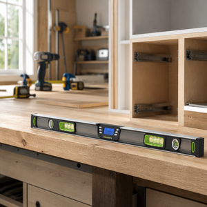 <span class=keywords><strong>Nivel</strong></span> digital <span class=keywords><strong>Huepar</strong></span> DL48 de 48 pulgadas con pantalla LCD, alerta sonora y herramienta magnética - Product Image 2