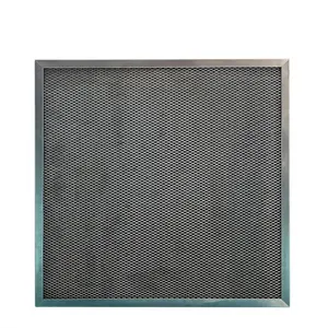 Whole aluminum material metal air filter panel high temperature resistance pre air filter