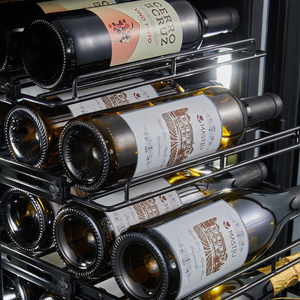 Vinopro - <span class=keywords><strong>Nevera</strong></span> para Vinos Inteligente Personalizada de 72L con Puerta de Vidrio, Enfriador de <span class=keywords><strong>Vino</strong></span> de Una Sola Zona Independiente y Bodega para Uso Doméstico - Product Image 2