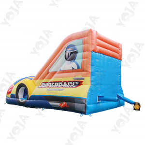 Château gonflable commercial personnalisable en PVC, série de modèles de voitures, pour extérieur, avec toboggan, divertissement pour enfants - Product Image 2