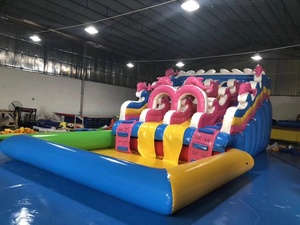 Thương mại thổi lên trượt nước Inflatable cho trẻ em ngoài trời Hồ bơi bơm hơi trượt cho hồ bơi <span class=keywords><strong>inground</strong></span> - Product Image 5