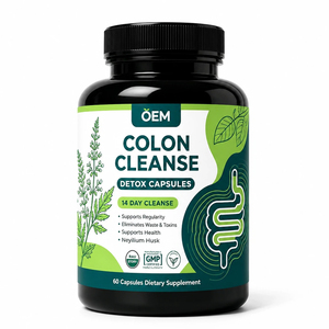 Cápsulas de Desintoxicación y Limpieza de Colon de 14 Días de Marca Privada OEM, Suplemento de Psyllium Husk, Senna y Probióticos para el Bienestar Digestivo - Product Image 1