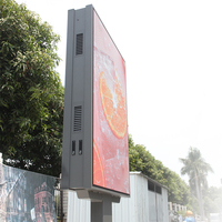 Pilier LED extérieur haute luminosité P3 P4 P5 LED panneau d'affichage d'écran publicitaire