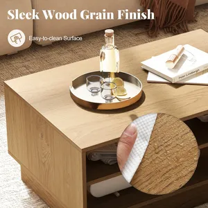 Bàn cà phê thông minh có các ngăn mở 2 tầng và cấu trúc chắc chắn đảm bảo hỗ trợ lâu dài - Product Image 5