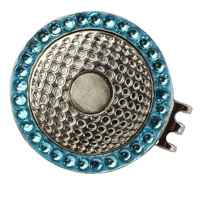 Vente en gros de clips de chapeau de golf magnétiques puissants, marqueur de balle, accessoires de golf, clips de chapeau en cristal