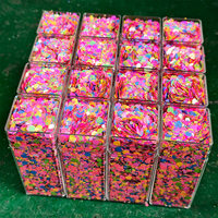 Vente directe usine : Pots de paillettes de 2 oz, paillettes épaisses et paillettes fines en gros pour l'artisanat et la décoration