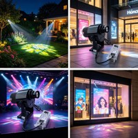 Projecteur Gobo Rotatif Publicitaire Extérieur 15W 20W 25W 35W 50W 60W 90W 100W 110W 120W avec Logo Personnalisé Gratuit