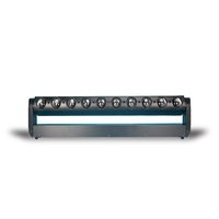Barre de lumière LED matricielle mobile 10 têtes 40W 400W DMX RDM Beam Strobe pour scène, mariage, boîte de nuit et événements