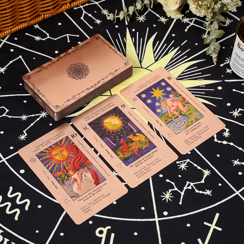 Cartas de tarot rosa