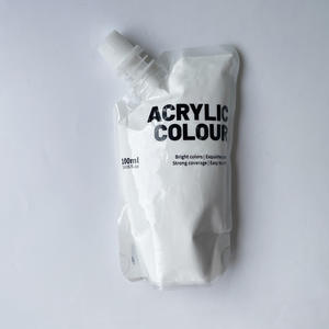 Pigment acrylique en sac 100ML pour enfants Graffiti Art Studio <span class=keywords><strong>peinture</strong></span> murale peinte à la main sur toile papier de verre - Product Image 2