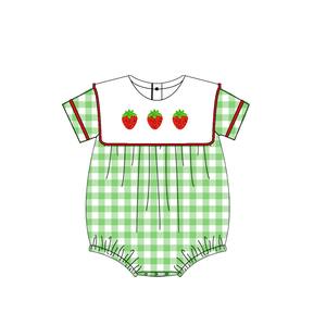 <span class=keywords><strong>Abbigliamento</strong></span> per Bambini OEM Boutique con Fragole, Vestiti Primaverili per Bambini, <span class=keywords><strong>Abbigliamento</strong></span> per <span class=keywords><strong>Bambina</strong></span> con Nodo Francese a Fragola - Product Image 3