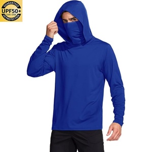 Camisa de Pesca para Hombre, de Secado Rápido, Transpirable, Deportiva, con Camuflaje, Tallas Grandes, Sudadera con Capucha y Máscara - Product Image 4