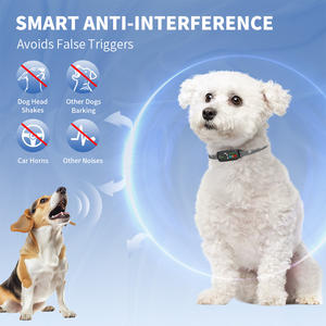 Mini Magnetische Oplaadbare IPX6 Waterdichte Piep Trilling Schok Hond Puppy Anti-blaf Apparaat Trainingshalsband Met CE FCC - Product Image 4