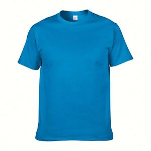 Custom Made <b>Cheap</b> ODM&OEM Men's Casual Slim Fit Short Sleeve T-Shirt Men With Print logo 210 280 Gsm Cotton - Product Image 5