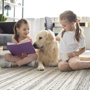 Tapis moderne de grande surface, motif à rayures grises, antidérapant, anti-chute, tapis rectangulaire doux pour la décoration intérieure personnalisé en stock - Product Image 4