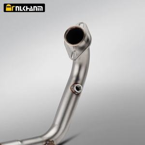 Système d'échappement de moto ZONTES 368G/E, modification, acier inoxydable, section avant avec matériau - Product Image 3