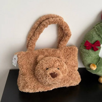 Peluche Ours en Coton Doux, Jouet en Peluche Rembourré, Adorable Peluche Teddy pour Cadeau