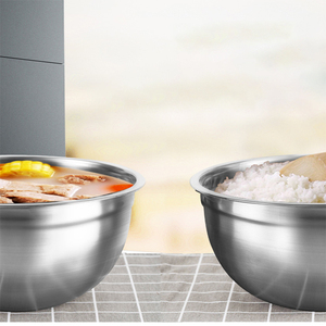 Nhà Bếp Thép Không Gỉ Salad Vòng Hình Dạng Trộn Bát Đặt Đồ Nhà Bếp Bộ Hiện Đại Sang Trọng Giỏ Trái Cây Dụng Cụ Nhà Bếp Cho Nhà - Product Image 5