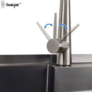 Gudsink <strong>New</strong> Modern Style 304 Stainless Steel Kitchen Taps Pull Out Pull Down Kitchen Mixer Sink <strong>Faucet</strong> <strong>Sprayer</strong> Kitchen <strong>Faucets</strong> - Product Image 5