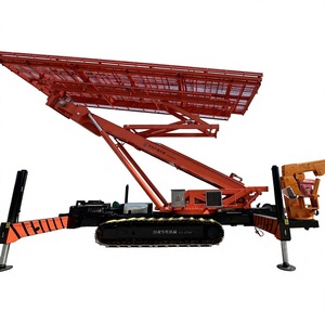 Plateforme de travail aérien intelligente sur chenilles avec élévateur hydraulique et table extensible pour travaux d'installation intensifs - Product Image 1