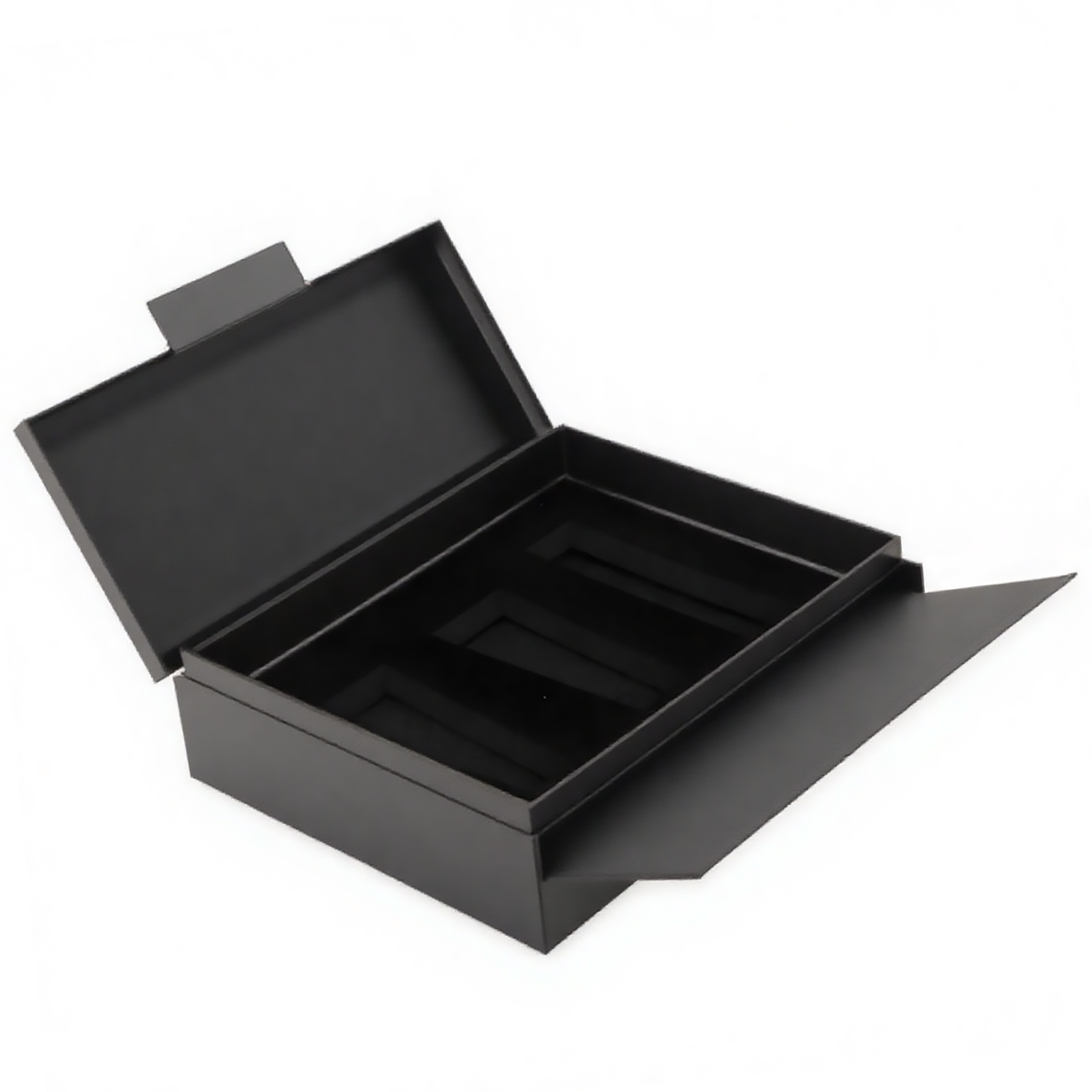 Verified Supplier Soft Touch Coating Black Gift Box Eco-Friendly