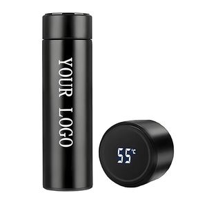 500Ml Smart Digital Temperature Display Cup Long-Lasting Heat 304 Stainless Steel <b>Thermos</b> With Logo Design <b>Water</b> <b>Bottle</b> - Product Image 1