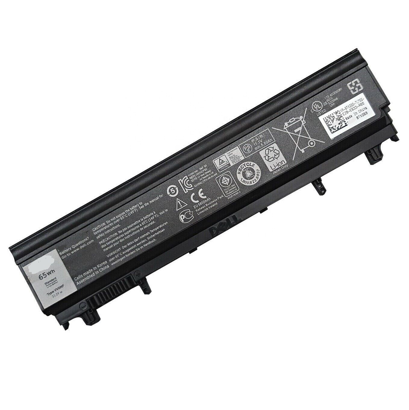 Genuine VV0NF <strong>Battery</strong> for <strong>Dell</strong> Latitude <strong>E5440</strong> E5540 E5541 N5YH9 11.1V 65Wh Computer <strong>Battery</strong>