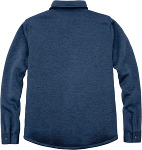 Chemise-veste streetwear pour <span class=keywords><strong>homme</strong></span> grande taille, doublée <span class=keywords><strong>sherpa</strong></span>, boutonnée, à revers, avec poches, vente en gros OEM en vrac - Product Image 2