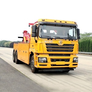 Camión de Remolque Pesado Shacman F3000 de 20 Toneladas, Camión de Rescate 6x4 con Grúa Hidráulica - Product Image 2